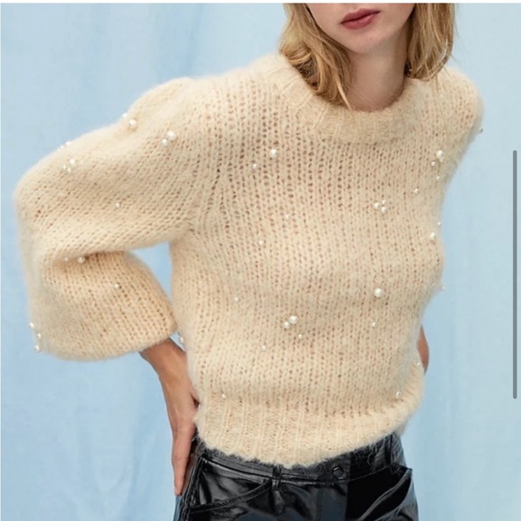 WILFRED Le Fou Pearl Alpaca Sweater - Picture 1 of 4